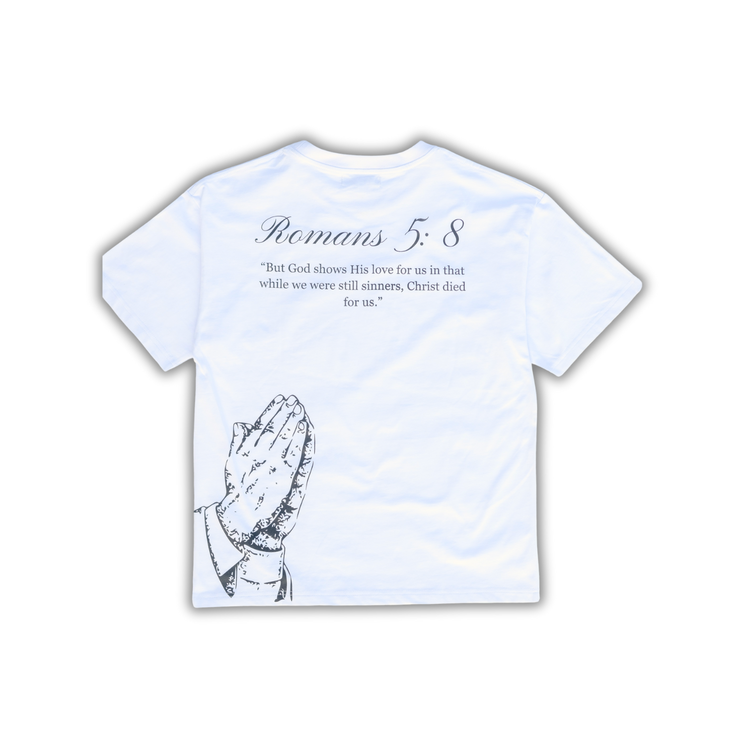 BIBLE VERSE SHIRT - WHITE