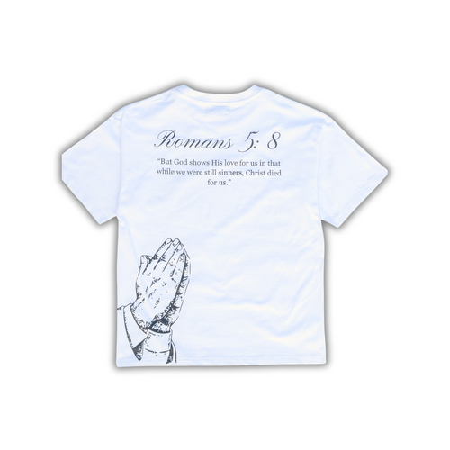 BIBLE VERSE SHIRT - WHITE